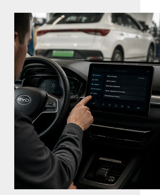Русификация BYD E2 в Прокопьевске от 15402 р. | ФастМобиль-Прк под ключ