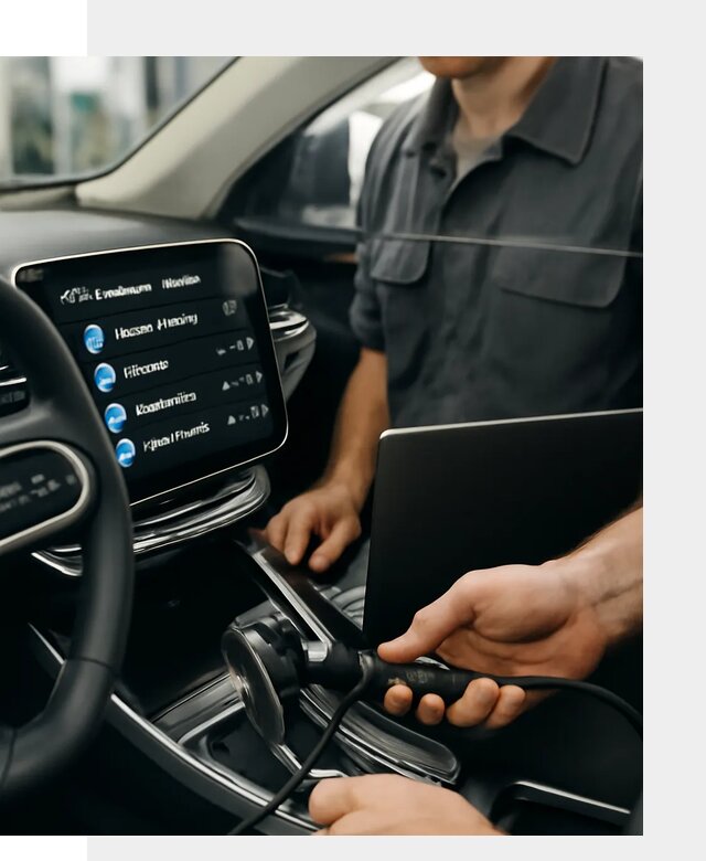 Установка приложений Geely для мультимедиа автомобиля в Прокопьевске